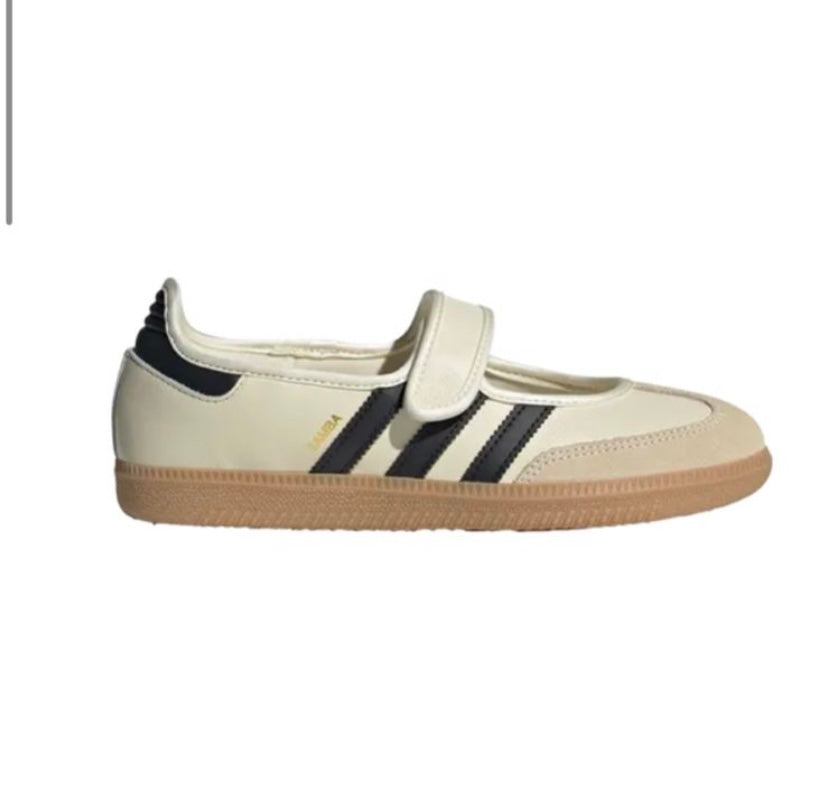 ADIDAS SAMBA JANE CREAM BLACK GUM WOMENS