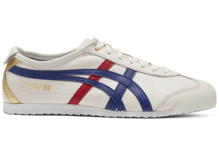 Onitsuka Tiger MEXICO 66 White Blue Red Metallic Gold