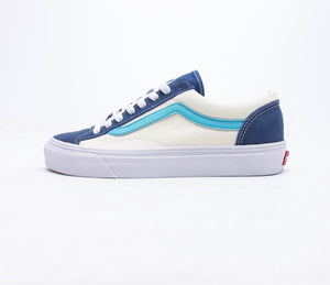 Classic Old Skool Sneakers In Blue n White