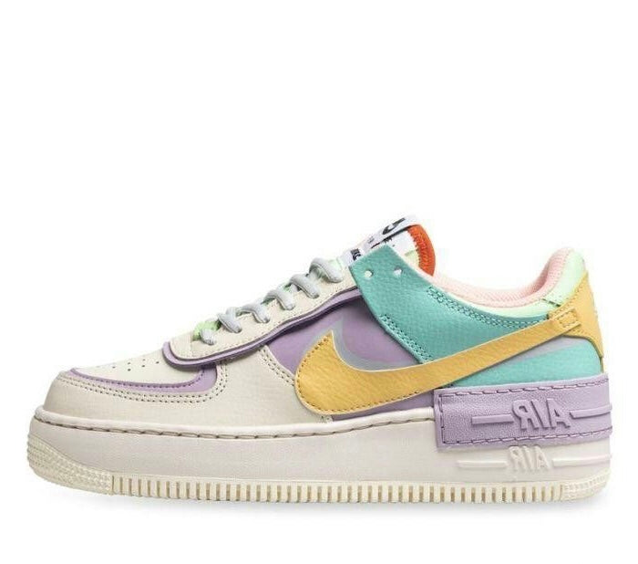 NIKE WOMENS AIR FORCE 1 SHADOW PALE IVORY VIOLET